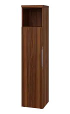 SIN 5 - 4DN kancelářská skříň, 1-dveřová/nika, levá, 1820x400x400, ořech královský